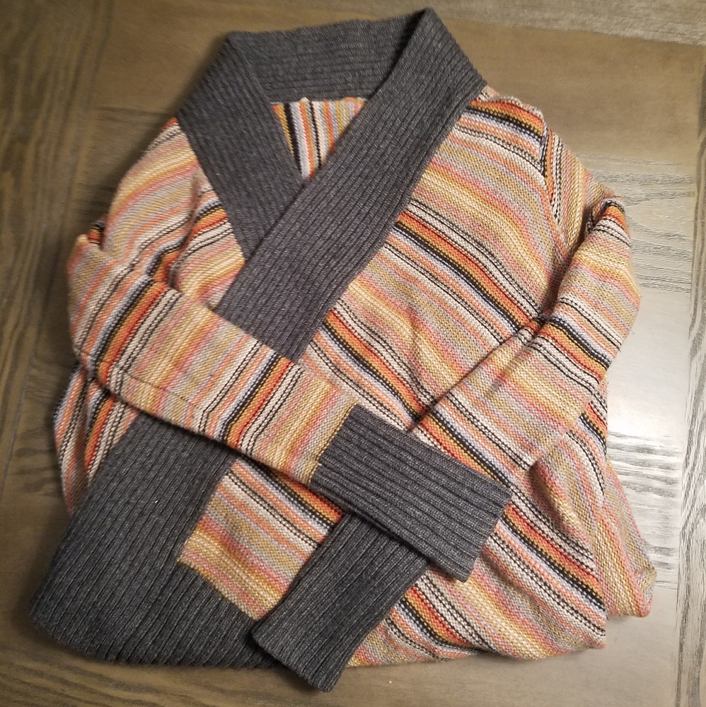 fall colored cardigan